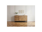 Bergerac - Ensemble Avec Buffet 150 Cm + Table Basse Bois Massif De Manguier