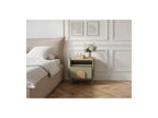Enyra - Lote de 2 mesitas de noche 1 cajón - Patas de madera maciza