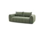 Nesty - Fixed Straight 3-Seater Sofa - Mottled Fabric