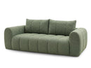 Nesty - Canapé Droit Fixe 3 Places - Tissu Chiné