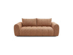 Nesty - Fixed Straight 3-Seater Sofa - Mottled Fabric