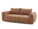 Nesty - Canapé Droit Fixe 3 Places - Tissu Chiné