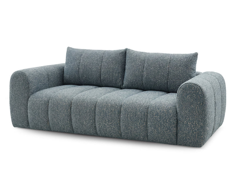 Nesty - Canapé Droit Fixe 3 Places - Tissu Chiné