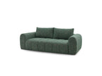 Nesty - Fixed Straight 3-Seater Sofa - Mottled Fabric