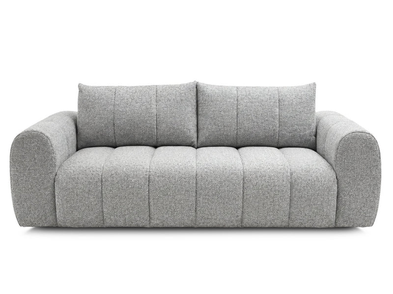 Nesty - Canapé Droit Fixe 3 Places - Tissu Chiné