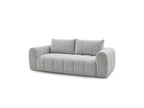 Nesty - Fixed Straight 3-Seater Sofa - Mottled Fabric