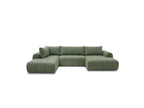 Nesty - Fixed Panoramic Sofa - Textured Fabric - Right-Hand Corner