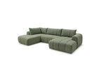 Nesty - Fixed Panoramic Sofa - Textured Fabric - Right-Hand Corner