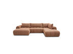 Nesty - Fixed Panoramic Sofa - Textured Fabric - Left-Hand Corner