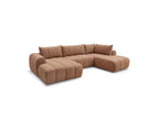 Nesty - Fixed Panoramic Sofa - Textured Fabric - Left-Hand Corner