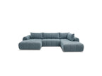 Nesty - Fixed Panoramic Sofa - Textured Fabric - Left-Hand Corner