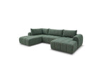 Nesty - Fixed Panoramic Sofa - Textured Fabric - Right-Hand Corner