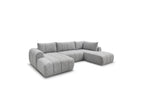 Nesty - Fixed Panoramic Sofa - Textured Fabric - Left-Hand Corner