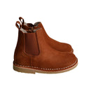 Boots Bottines Souples Fourrees Laine Sasha - Nubuck Cognac - Mixte