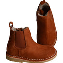 Boots Bottines Souples Fourrees Laine Sasha - Nubuck Cognac - Mixte