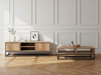 Bergerac - Ensemble Avec Meuble + Table Basse En Bois Massif De Manguier
