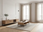 Bergerac - Ensemble Avec Meuble + Table Basse En Bois Massif De Manguier
