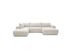 Nesty - Fixed Panoramic Sofa - Textured Fabric - Right-Hand Corner
