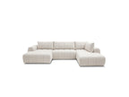 Nesty - Fixed Panoramic Sofa - Textured Fabric - Left-Hand Corner