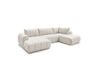 Nesty - Fixed Panoramic Sofa - Textured Fabric - Left-Hand Corner
