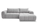 Nesty - Canapé D'Angle Fixe - Tissu Chiné - Angle Droit