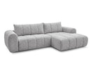 Nesty - Canapé D'Angle Fixe - Tissu Chiné - Angle Droit