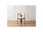 Borely - Set Of 2 Chairs - Solid Oak Veneer And Bouclé Fabric