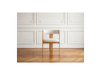 Borely - Set Of 2 Chairs - Solid Oak Veneer And Bouclé Fabric