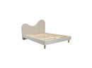 Celina - Cama - Tela Bouclette Con Lamas Macizas