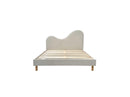 Celina - Cama - Tela Bouclette Con Lamas Macizas