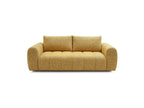 Nesty - Fixed Straight 3-Seater Sofa - Mottled Fabric