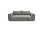 Nesty - Fixed Straight 3-Seater Sofa - Mottled Fabric