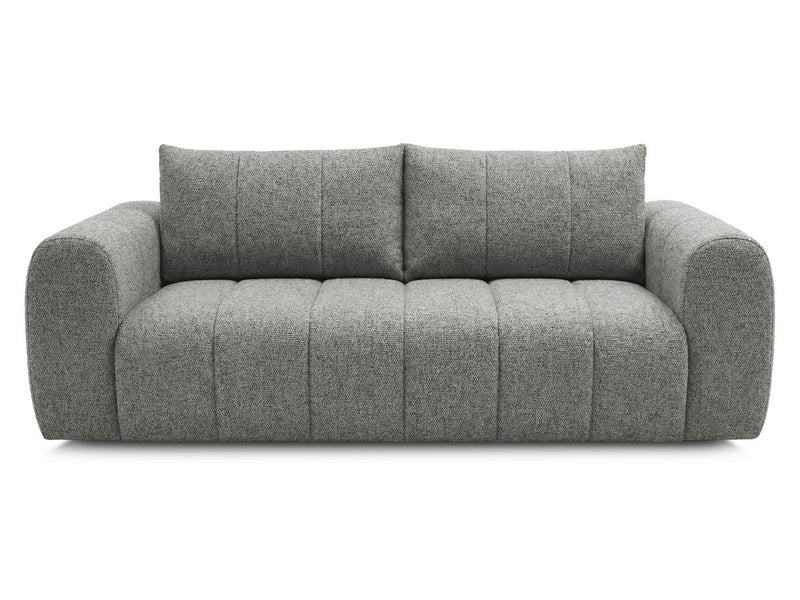 Nesty - Canapé Droit Fixe 3 Places - Tissu Chiné