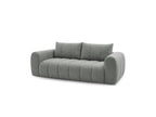 Nesty - Fixed Straight 3-Seater Sofa - Mottled Fabric