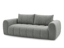 Nesty - Canapé Droit Fixe 3 Places - Tissu Chiné