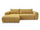 Nesty - Canapé D'Angle Fixe - Tissu Chiné - Angle Gauche