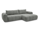 Nesty - Canapé D'Angle Fixe - Tissu Chiné - Angle Droit