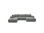 Nesty - Fixed Panoramic Sofa - Textured Fabric - Right-Hand Corner