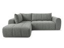 Nesty - Canapé D'Angle L Fixe - Tissu Chiné - Angle Gauche