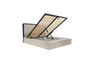 Mara - Storage Bed - Two-tone Textured Fabric