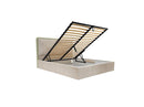 Mara - Storage Bed - Two-tone Textured Fabric