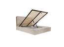 Mara - Storage Bed - Two-tone Textured Fabric