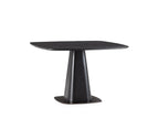 Noa - Table À Manger Carrée 120 Cm Placage Chêne