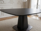 Noa - Table À Manger Carrée 120 Cm Placage Chêne
