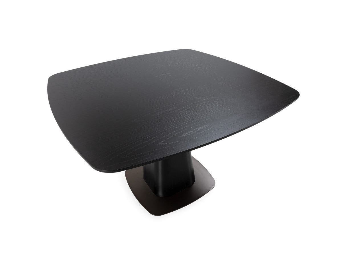 Noa - Table À Manger Carrée 120 Cm Placage Chêne