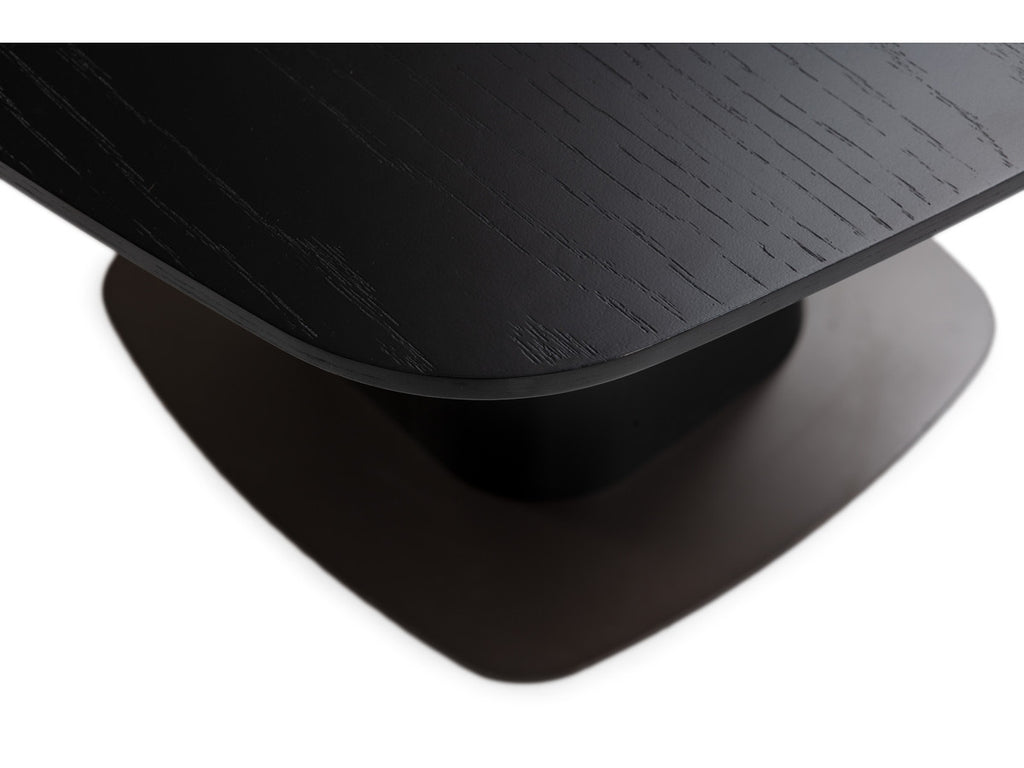 Noa - Table À Manger Carrée 120 Cm Placage Chêne