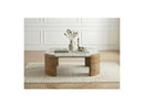 Torvi - Table Basse Carrée - Plateau Terrazzo Et Pieds Bois Massif De Manguier