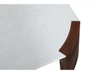 Torvi - Square Coffee Table Torvi Marble Top And Solid Mango Wood Legs