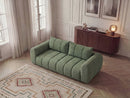 Nesty - Canapé Droit Fixe 3 Places - Tissu Chiné