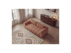 Nesty - Fixed Straight 3-Seater Sofa - Mottled Fabric